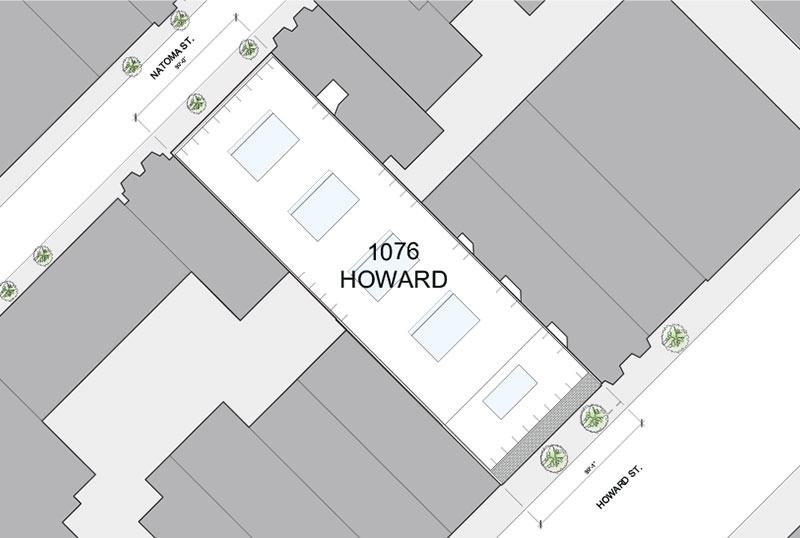 1076 Howard: Site Plan